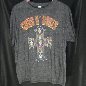 707 Fantasy Activewear Guns N' Roses Shirt Size Large